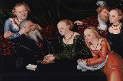 Lucas Cranach the Elder courtesans Spain oil painting artist